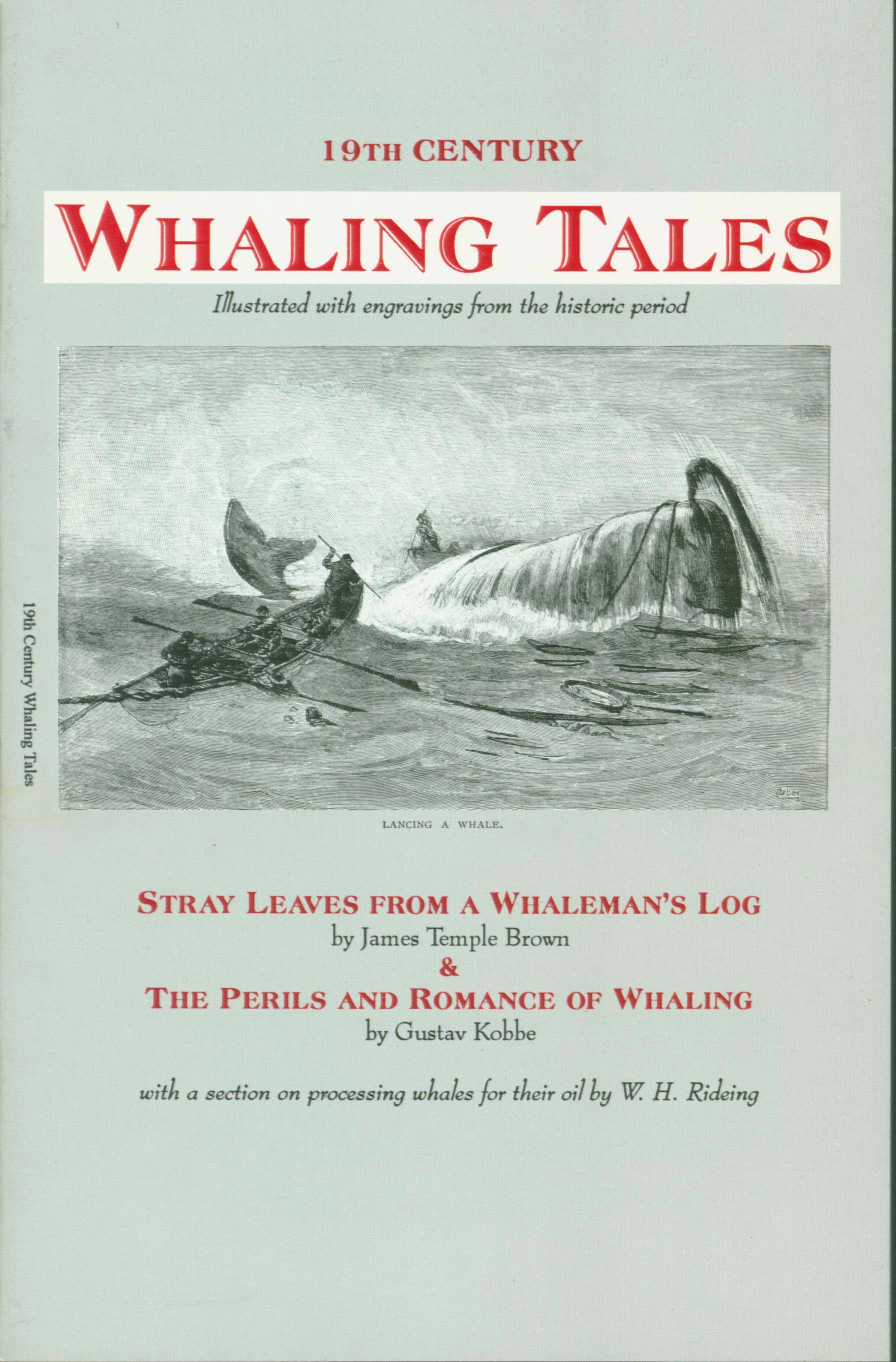 19th CENTURY WHALING TALES. vist0089frontcover